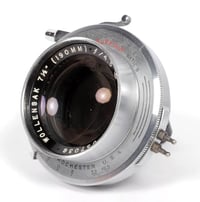 Image 3 of Wollensak Raptar 7 1/2" 190mm F4.5 W coated Lens in Alphax shutter + board #4944