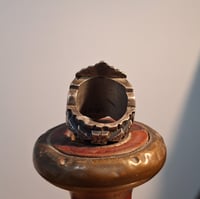 Image 4 of Crowned Aztec Chief Ring, c. 1940s