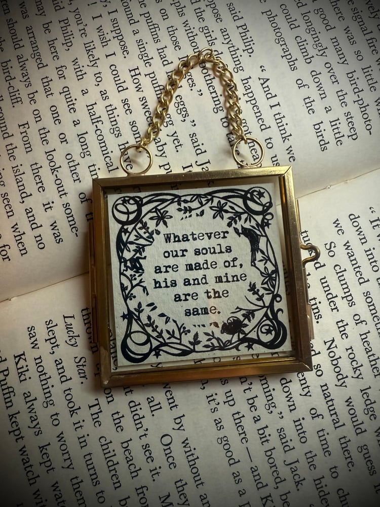 Image of ‘Souls’ Typographic Framed Print
