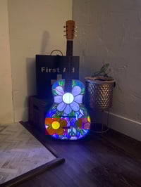 Image 1 of Stained Glass Guitar