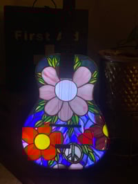 Image 2 of Stained Glass Guitar