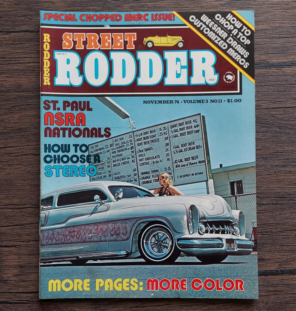 Street Rodder Magazines - 1974