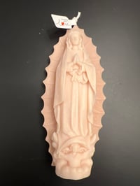 Image 2 of Virgen de Guadalupe Blessing Candle – Organic Soy Wax with Divine Scent