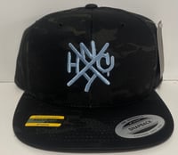 ORIGINAL NYHC New York Hardcore SnapBack  Hat Multicam and Baby Blue