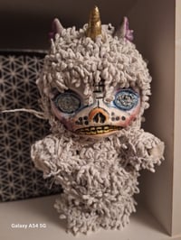 Image 2 of Zombie Poopsie unicorn. Upcycled horror teddy bear. Creepy doll. Handmade Original bear. Unique doll