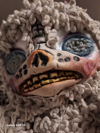 Image 1 of Zombie Poopsie unicorn. Upcycled horror teddy bear. Creepy doll. Handmade Original bear. Unique doll