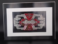 Image 1 of Art Deco Ruby and White Diamond Brooch (style A)