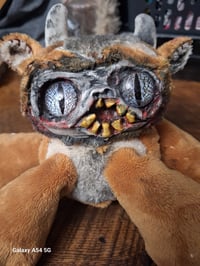 Image 1 of Haunted horror bear. Custom made doll. Handmade ugly halloween creepy teddy bear. 