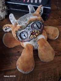 Image 5 of Haunted horror bear. Custom made doll. Handmade ugly halloween creepy teddy bear. 