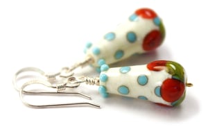 Image of Rustic Rose Earrings