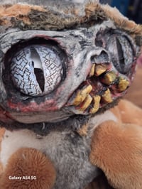 Image 8 of Haunted horror bear. Custom made doll. Handmade ugly halloween creepy teddy bear. 