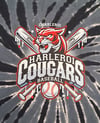 Charleroi Baseball-Drippy Bats-Tie Dye-Hoodie