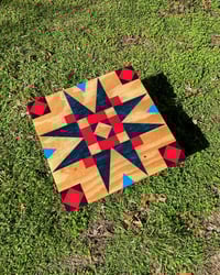 Image 1 of Recycled Board Pattern Painting