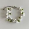 baby's breath wire bracelet