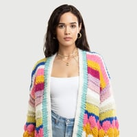 Image 1 of Rainbow Bubble Cardigan