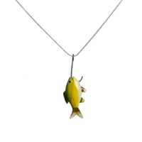 Image 2 of Crucian Carp Charm Necklace