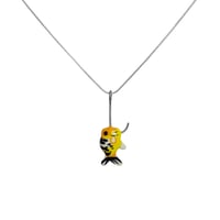 Image 2 of Ranchu Goldfish Charm Necklace