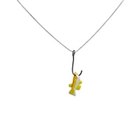 Image 2 of Killifish Charm Necklace