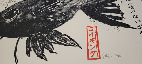 Image of Magikarp Gyotaku
