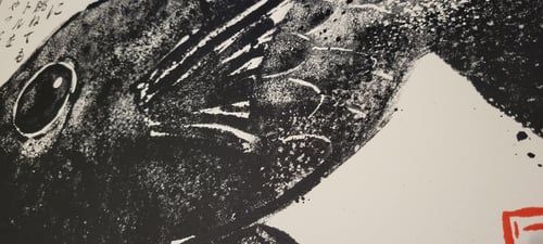 Image of Magikarp Gyotaku