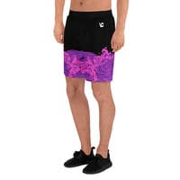 Image 5 of VCS Japanese Purple Sea Luxury Modern Organic Polyester Graphic Fashion Mesh Men Swim Trunk Shorts