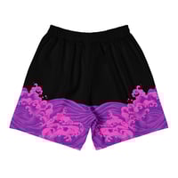 Image 2 of VCS Japanese Purple Sea Luxury Modern Organic Polyester Graphic Fashion Mesh Men Swim Trunk Shorts
