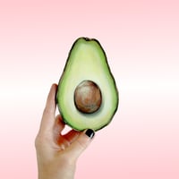 Image 1 of Avocado wood plaque