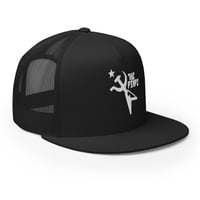 Image 2 of the pimps thank god i'm an atheist trucker hat