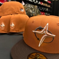 Image 3 of New Era 59Fifty Burnt Wood Real Tree UV