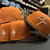 Image 1 of New Era 59Fifty Burnt Wood Real Tree UV