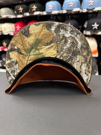 Image 2 of New Era 59Fifty Burnt Wood Real Tree UV