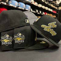 Image 3 of New Era 59Fifty Black-Gold