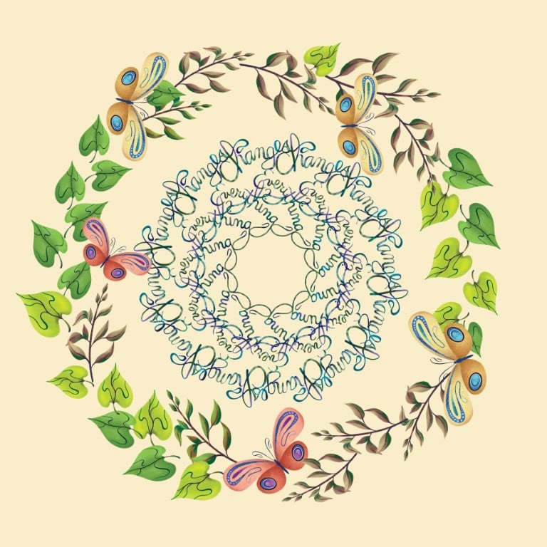 Image of Everything Changes Spring Wreath
