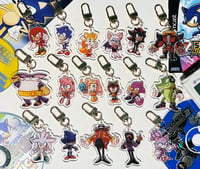 Image 1 of Sonic the Hedgehog 1.5-2in Mini Acrylic Charms