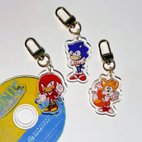 Image 3 of Sonic the Hedgehog 1.5-2in Mini Acrylic Charms