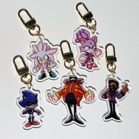 Image 7 of Sonic the Hedgehog 1.5-2in Mini Acrylic Charms