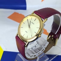 Image 2 of 1999 Seiko Spirit Vintage Gold Quartz Dress Watch (5E21-6C00)