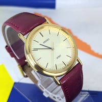 Image 5 of 1999 Seiko Spirit Vintage Gold Quartz Dress Watch (5E21-6C00)