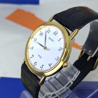 Image 2 of 2001 Seiko Spirit Vintage Gold Quartz Dress Watch (5E21-6000)