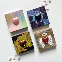 Image 1 of Cosmic Love Mini Canvas OOAK
