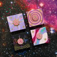 Image 1 of Raise the Vibes Mini Canvas OOAK
