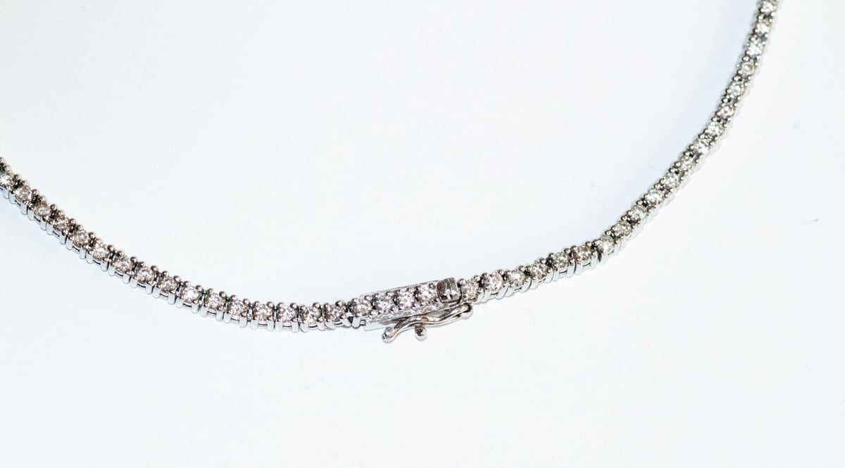 Thread Tennis Necklace