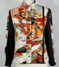 Image 1 of Red and White Cranes Jacket
