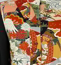 Image 2 of Red and White Cranes Jacket