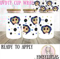 Image 2 of Coraline Collection  UVDTF cup wrap 