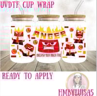 Image 2 of Inside out 2 Collection All Characters UVDTF cup wrap