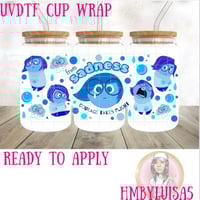 Image 4 of Inside out 2 Collection All Characters UVDTF cup wrap
