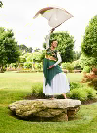 Image 2 of Ready For War // Praise Dance Garment, Overlay, Worship Top, Efod de Dios, Army Fatigue Garment
