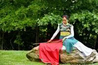Image 4 of Ready For War // Praise Dance Garment, Overlay, Worship Top, Efod de Dios, Army Fatigue Garment