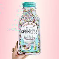 Image 1 of Jumbo "Bottle of Sprinkles" plaque